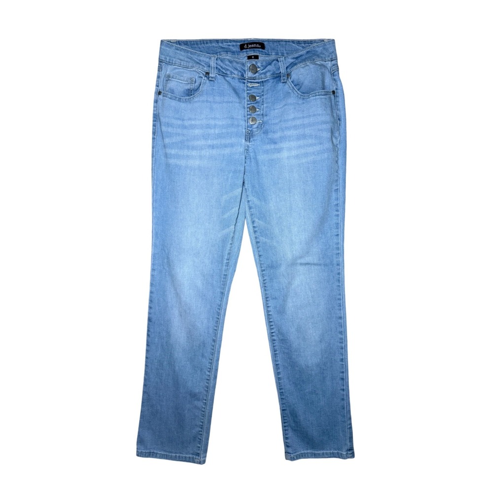 d.jeans Light Wash Stretch Jeans Women Size 8